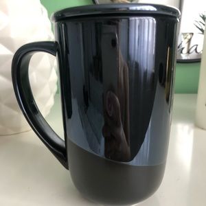 David’s tea black high gloss Nordic mug